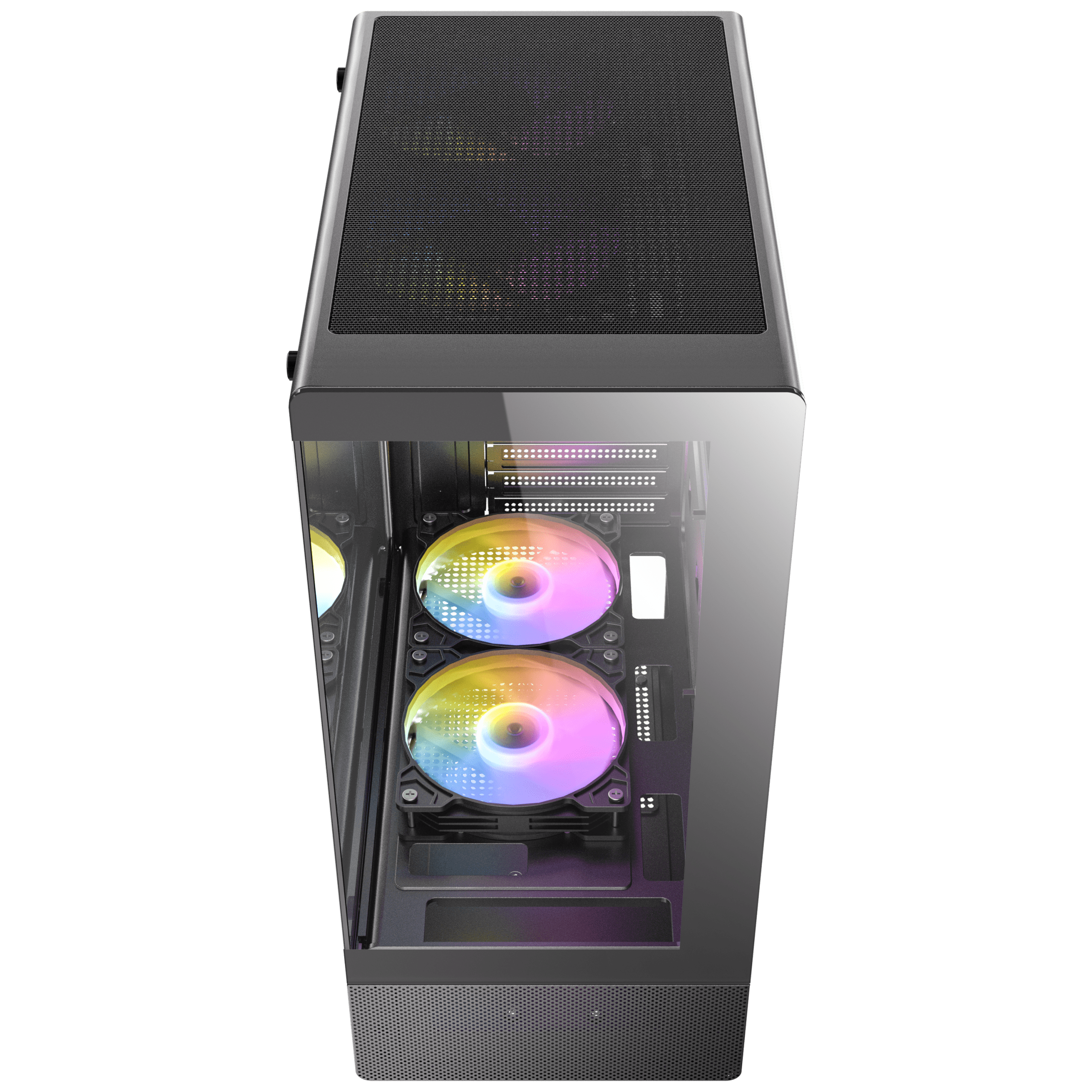Antec VCX300 ARGB Mid Tower ATX Gaming PC Case with 5 Pre-Installed ARGB Fans - Image 4